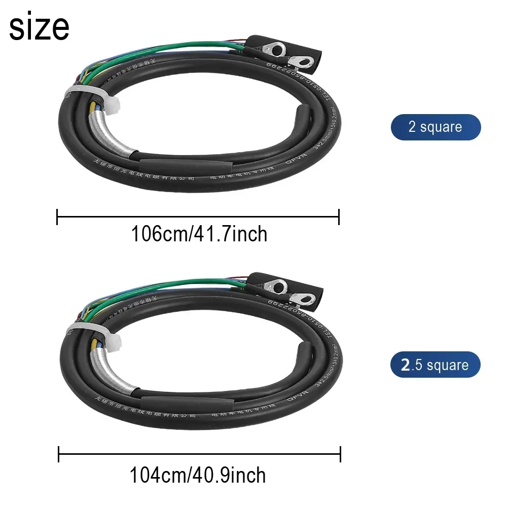 Motor Cable Brushless DC Motor Hall 2mm² 2.5mm² Hall Sensor Wire for 1000/800W Motor Ebike Bicycle Electric Scooter Accessories