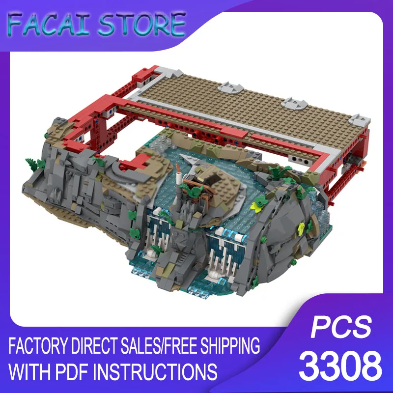 

Волшебные кольца: Конструктор MOC «Последний уютный дом» с базовой моделью для демонстрации, технологические блоки, рождественский DIY-конструктор, подарки для сборки