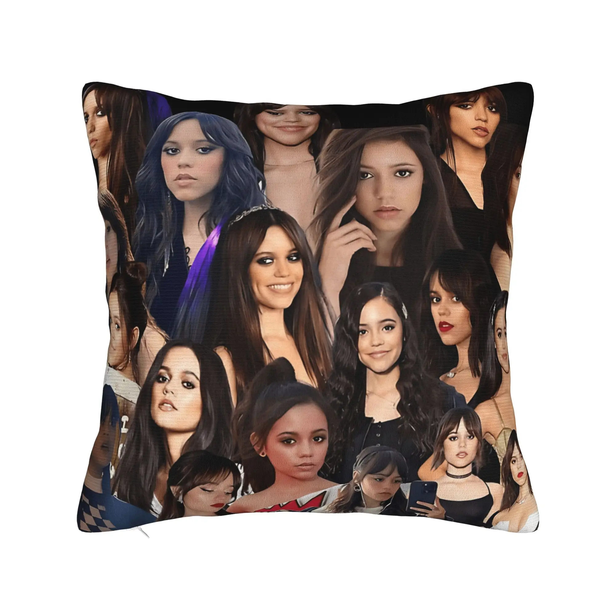 J-Jenna O-Ortega Pillow Case  Retro Trendy Pillow Cover Soft Pillowcases For Sofa Home Decoration
