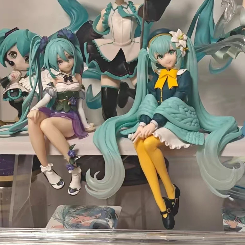 14cm Taito Hatsune Miku Action Figure, Conventional Fashion, Collectable Model, Collectable Decoration Toys, Birthday Gift