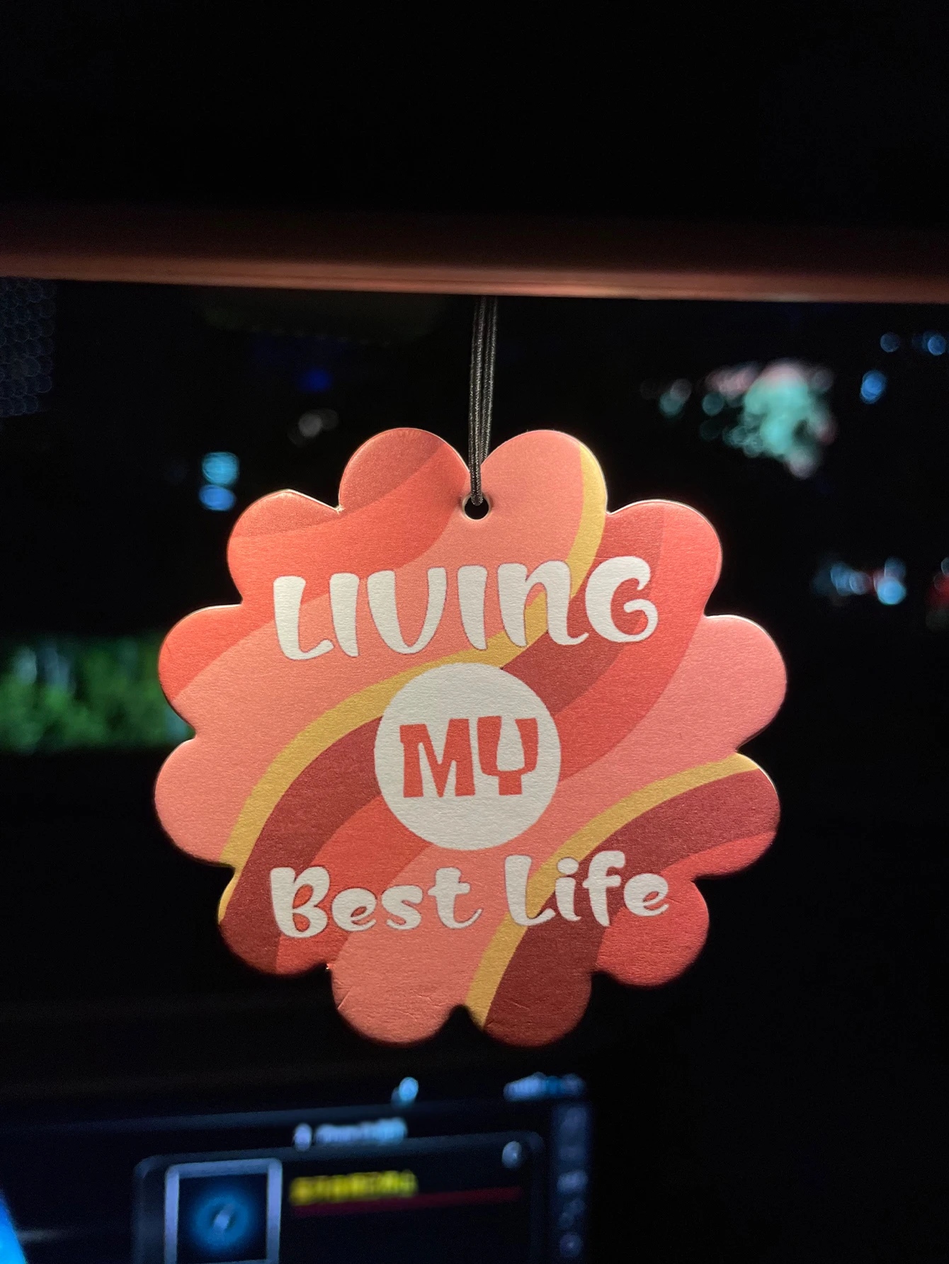 Fragrance Quotes - Living My Best Life Retro Bloemvormige