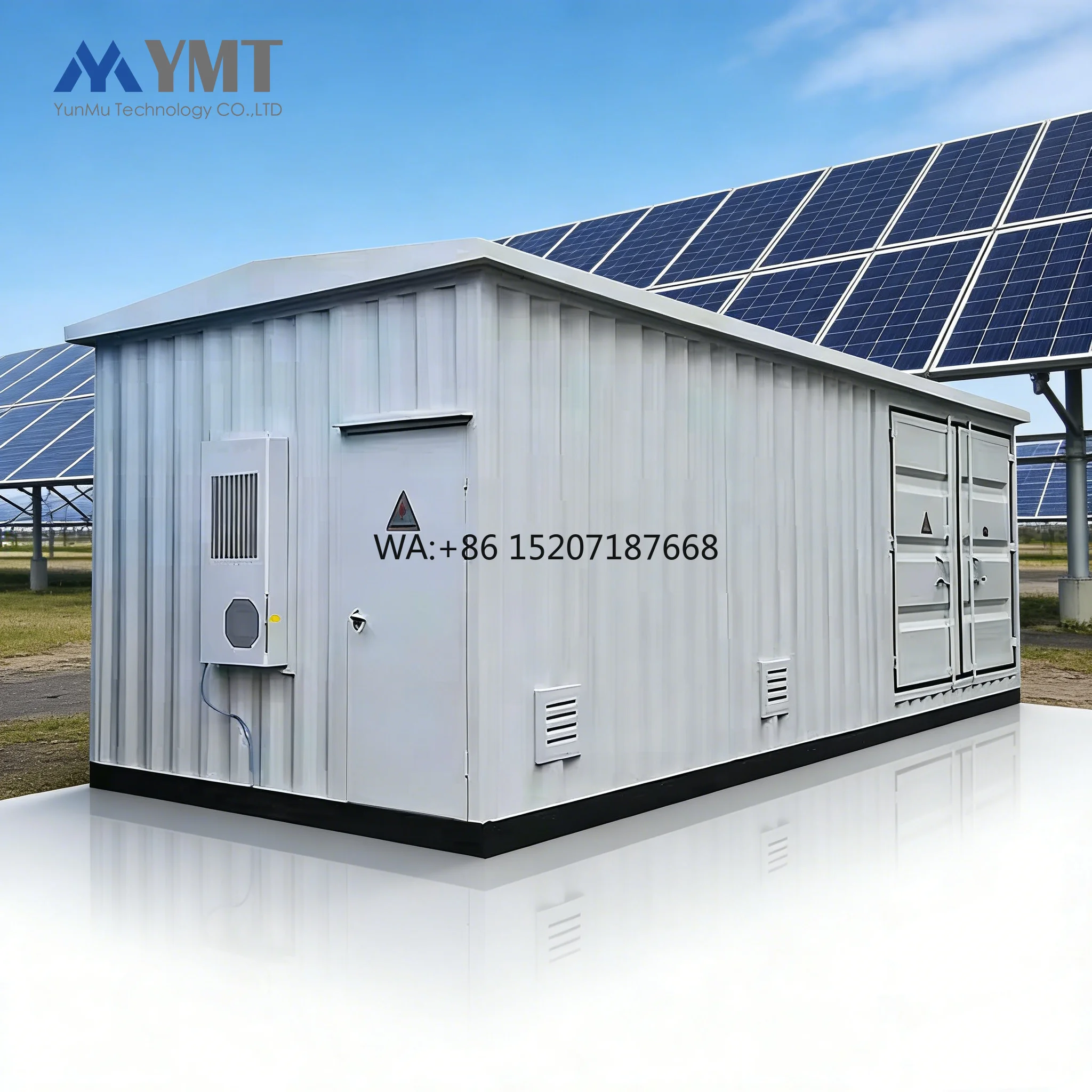 Liquid  Cooling  Energy Storage Solutions 1MWH Battery Energy Storage System Container Solar HV