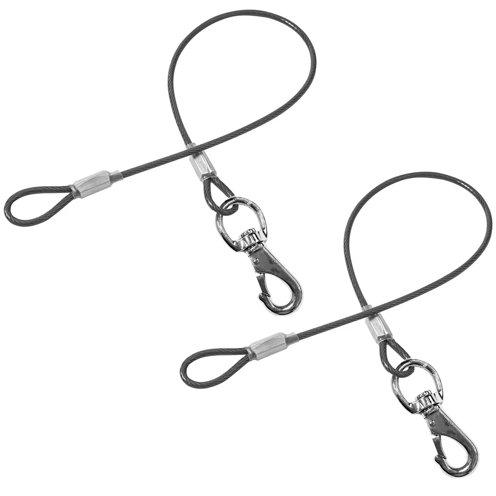 

Short Dog Stainless steel Leash Rope For dog collar Leash Extension Breed Small Medium big large Dogs Training Running walking
