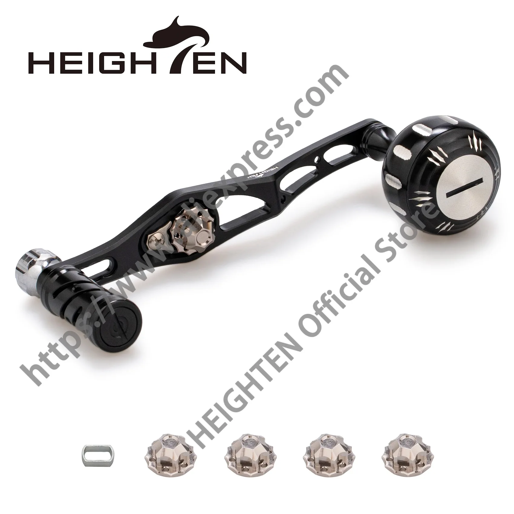 HEIGHTEN Baitcasting Reel Handle 70มม.สำหรับ Shimano Daiwa เหยื่อ Reel อุปกรณ์เสริม