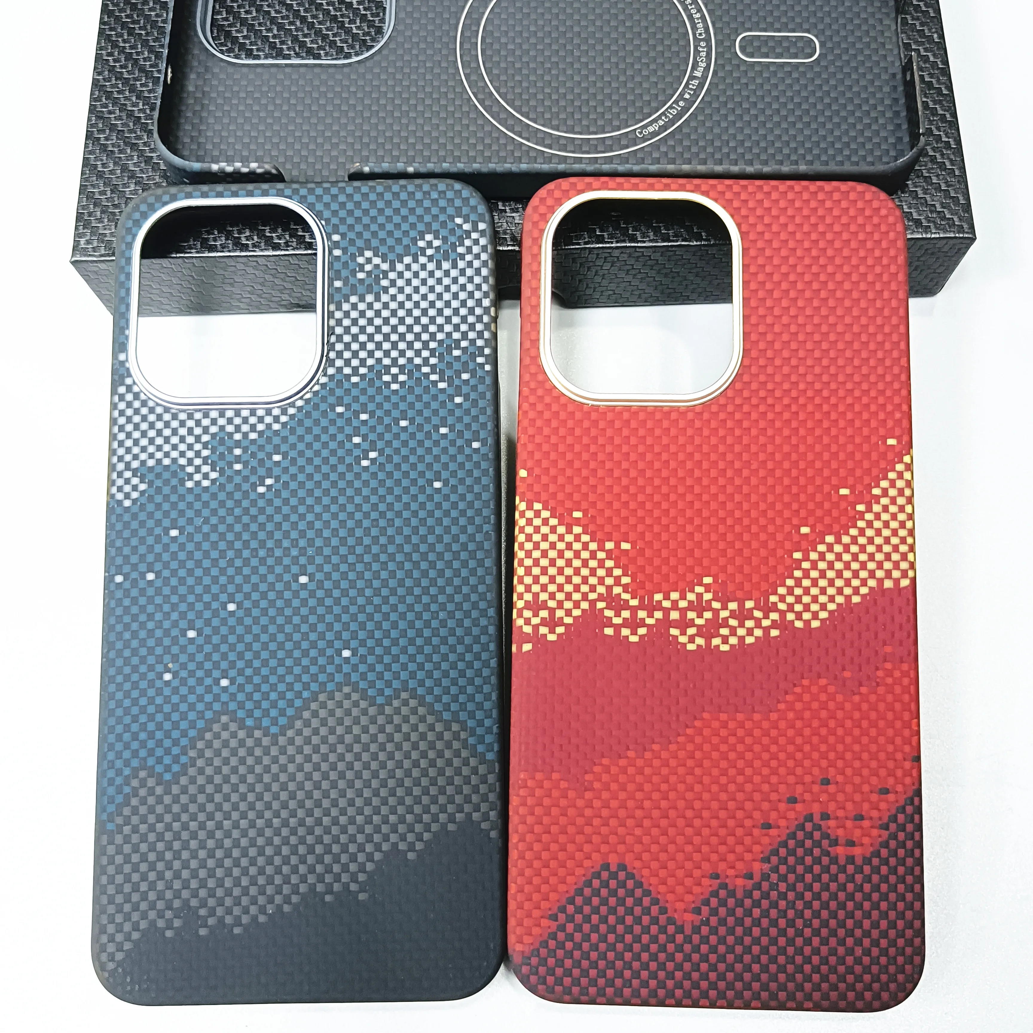 Genuine Aramid Carbon Fiber Mag safe Case For OnePlus 13T OnePlus13T 1+13T Hill Starry Sky Magnetic Wireless Hard Armor Cover
