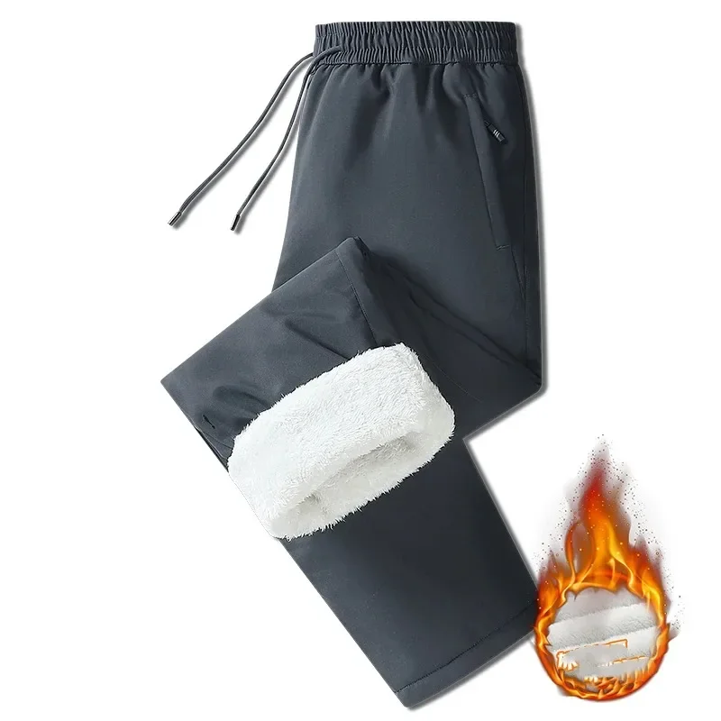 

Men's Solid Autumn Winter High Waist Pocket Button Zipper Suit Workwear Loose Trousers Fashion Office Lady Vintage Pants JJ874