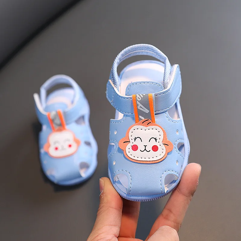 SandaliasSoft Sole Walking Shoe 2023 Summer Cartoon Baby Shoe Boy/Girl Call Shoe Collision Resistant Sandals Kid Shoe Baby Items