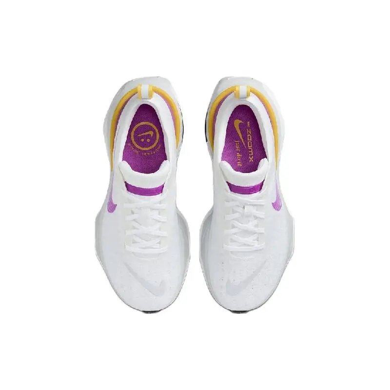 Nike Nike ZoomX Invincible Run 3 Branco Vívido Roxo Tênis Feminino DR2660-101