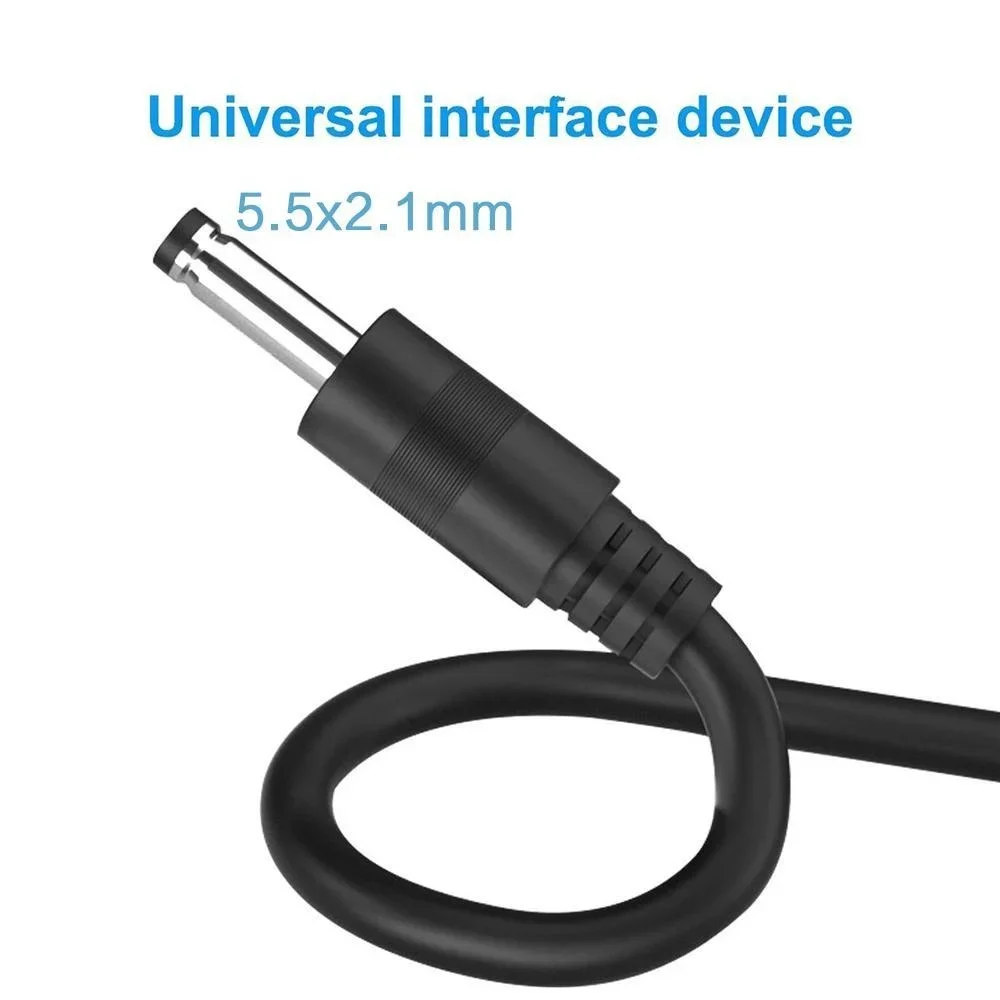 WiFi Powerbank Cable Connector 5.5*2.1mm DC 5V-9V 5V-12V USB Boost Converter Cord for Router Modem Fan