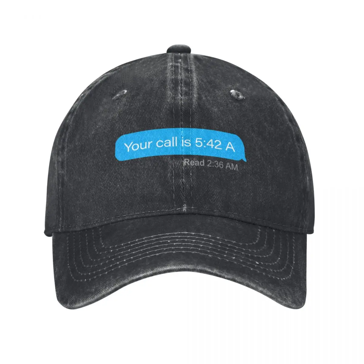 Call Time Text Message Baseball Cap Hip Hop Golf Mens Hats Women's