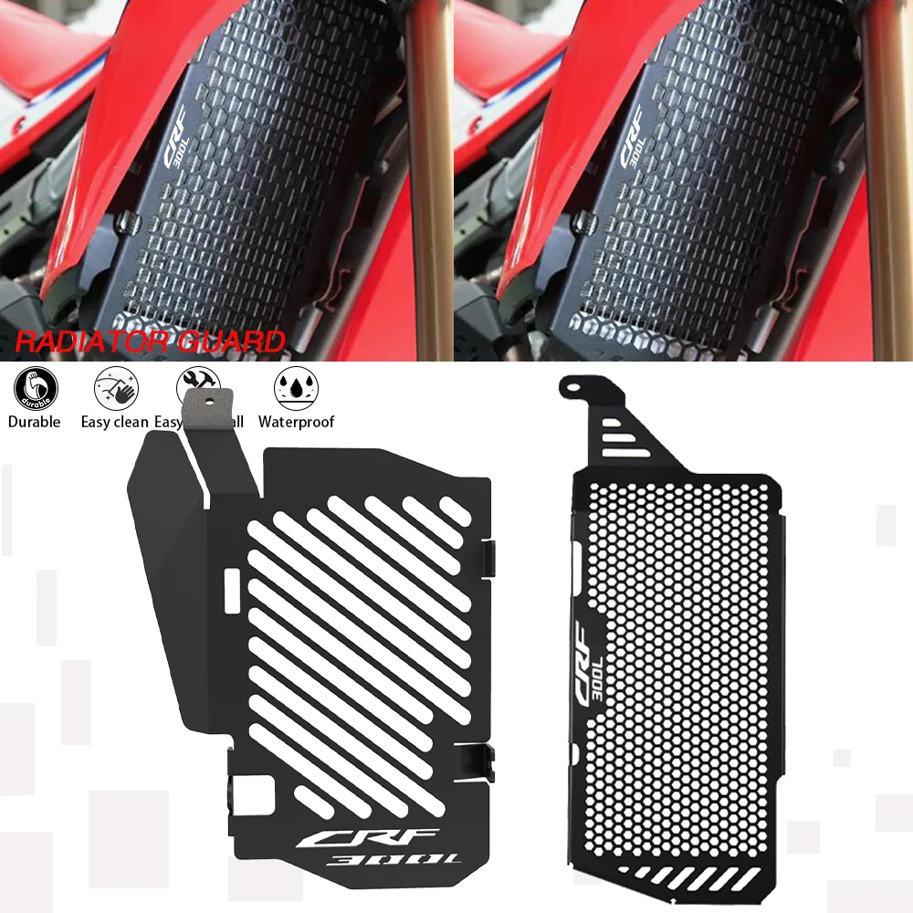 

Motorcycle Radiator Grille Grill Guard Cover Protecter Protective For HONDA CRF300L CRF300 CRF 300 L 300L 2021-2023 2024 2025