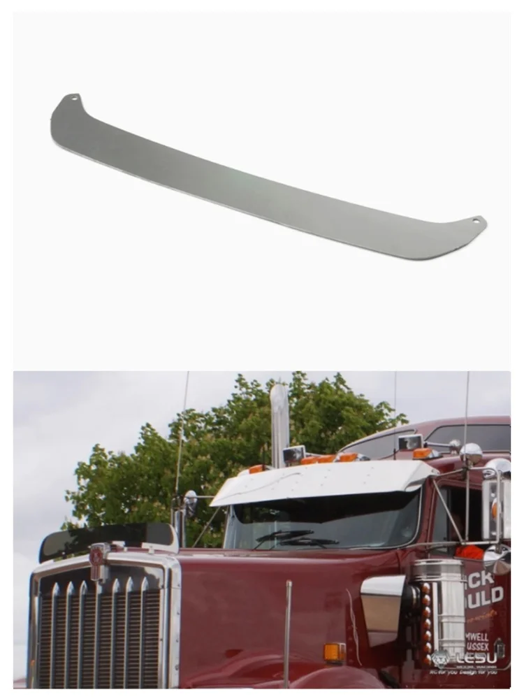 Metal Lesu Front Windshield Net Part For Diy TamiyayaRc 1/14 Tractor Truck Electric Car Remote Toucan Th13086