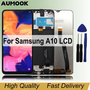 LCD untuk Samsung Galaxy A10 A105 Layar LCD Rakitan Digitizer Layar Sentuh SM-A105F/DS untuk SamsungA105F A105G A105M A105FN 12 tampilan penjualan terbaik galaxy a10 - №