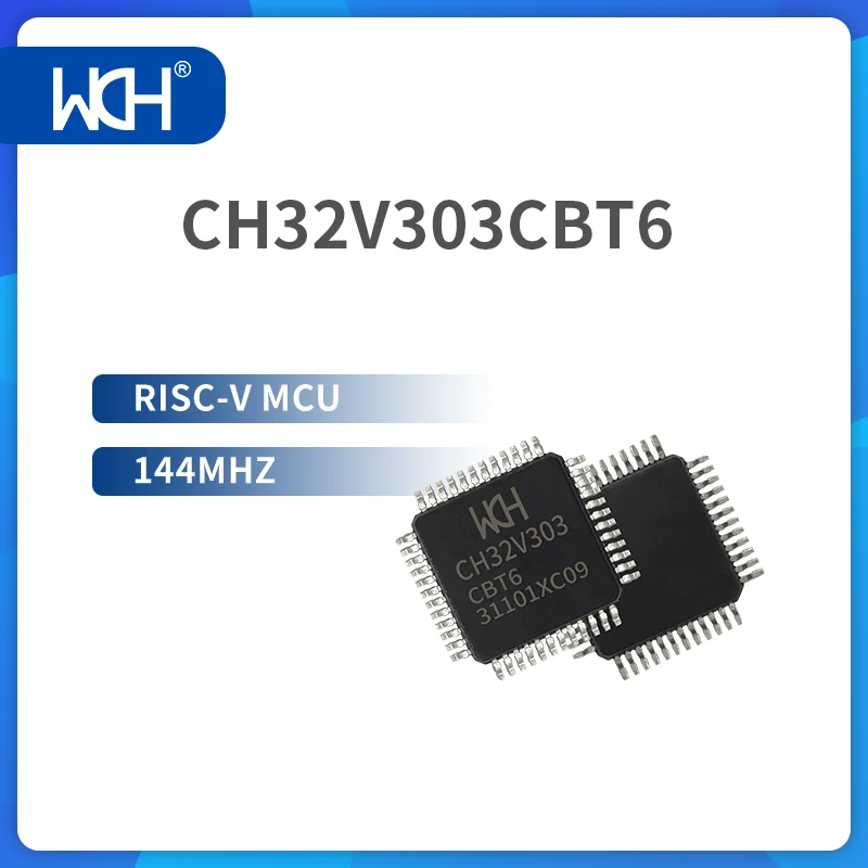 5/10Pcs/Lot CH32V307 RISC-V MCU 144MHz USB(480Mbps build-in PHY) 8*UART Ethernet