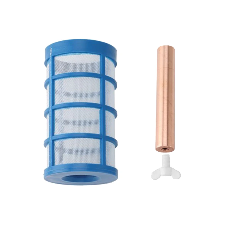 Anodo di rame solare e schermo filtrante, parte di ricambio per depuratori di purificatore ionizzatore per piscina solare