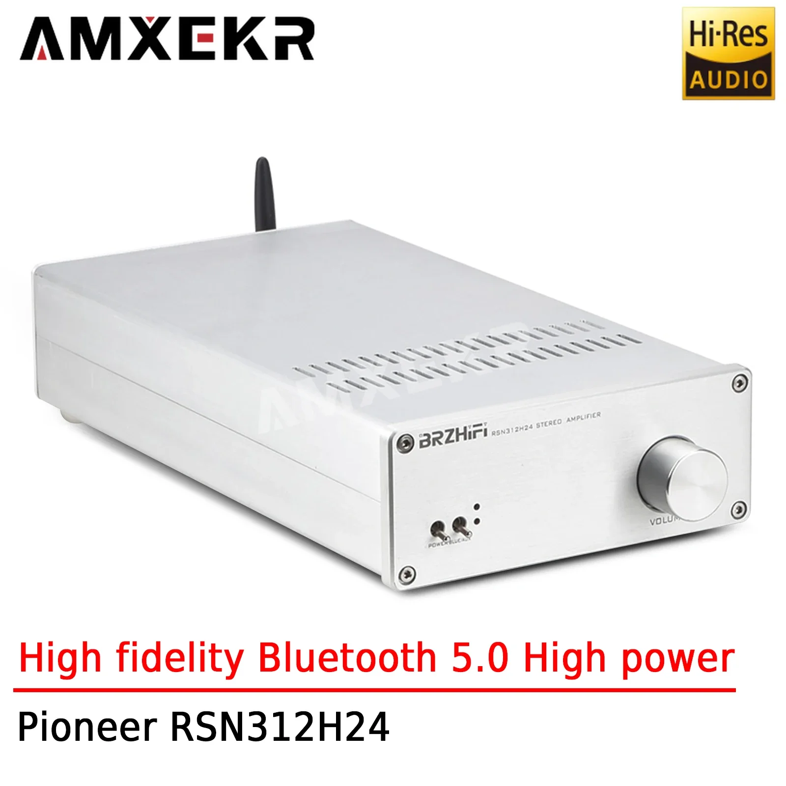 

AMXEKR Fever Pioneer RSN312H24 усилитель толстой пленки более LM3886 Высокая точность Bluetooth 5,0 70 Вт + 70 Вт Высокая мощность