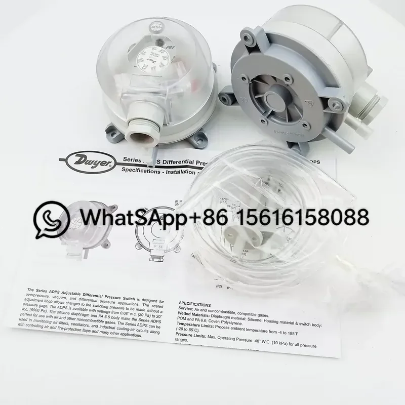 Air Differential Pressure Switch Controller ADPS-03-2-N ADPS-05-2-N ADPS-06-2-N ADPS-07-2-N ADPS-08-2-N HVAC Industrial