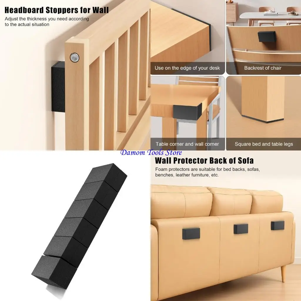 57BE Anti Collision Furniture Pads Protective for Sofa Legs to Minimize Impact Sound