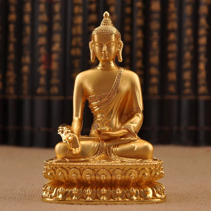 3PCS--GOOD figure of Buddha HOME efficacious Talisman Protection -Tibetan Tantra Buddhism gilding Phra Sompo Sambo Buddha statue