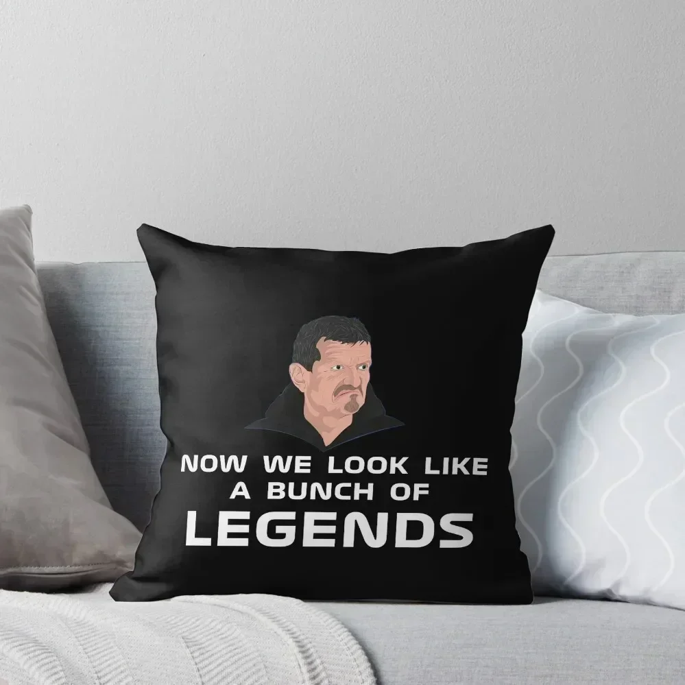 Gunther Steiner Funny Dialogue After Bahrian Gp Throw Pillow Embroidered Cushion Cover Luxury Sofa Cushions pillow