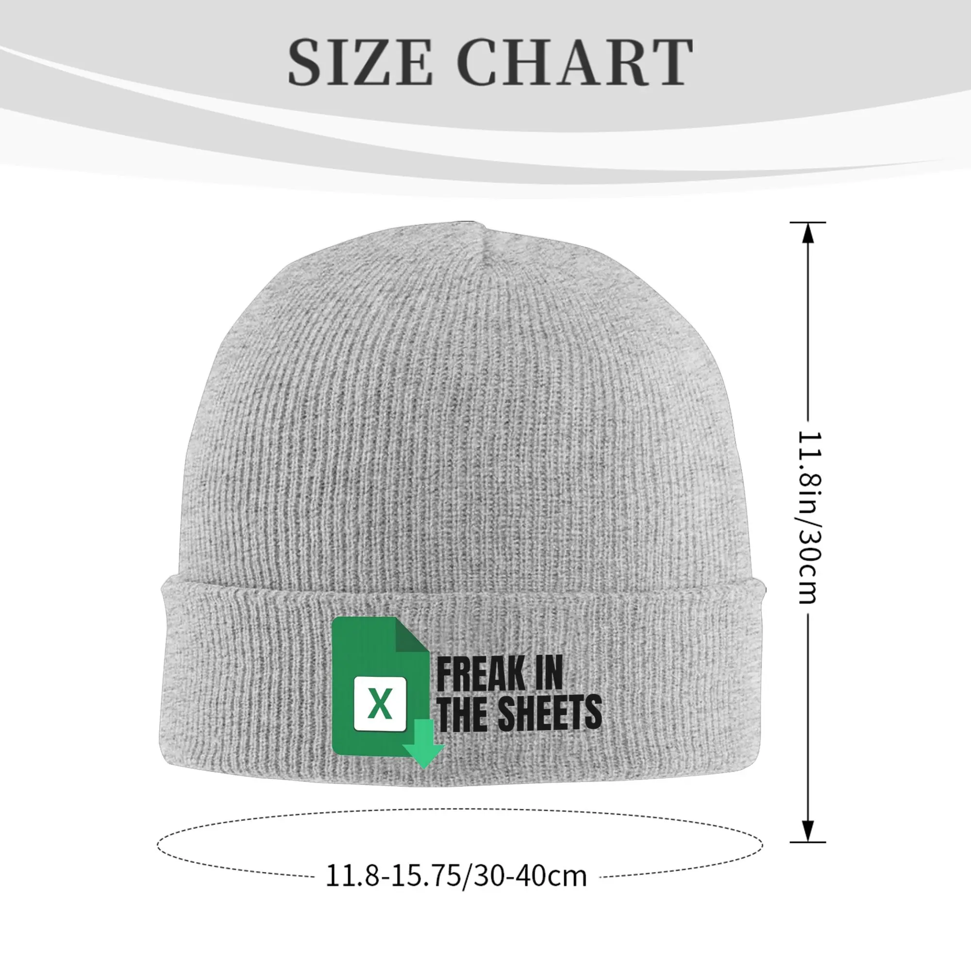 Freak In The Sheets Excel Spreadsheet Accountant 1 Winter Skullies Beanies Hat Autumn Knitted Hats Bonnet Caps for Women Men