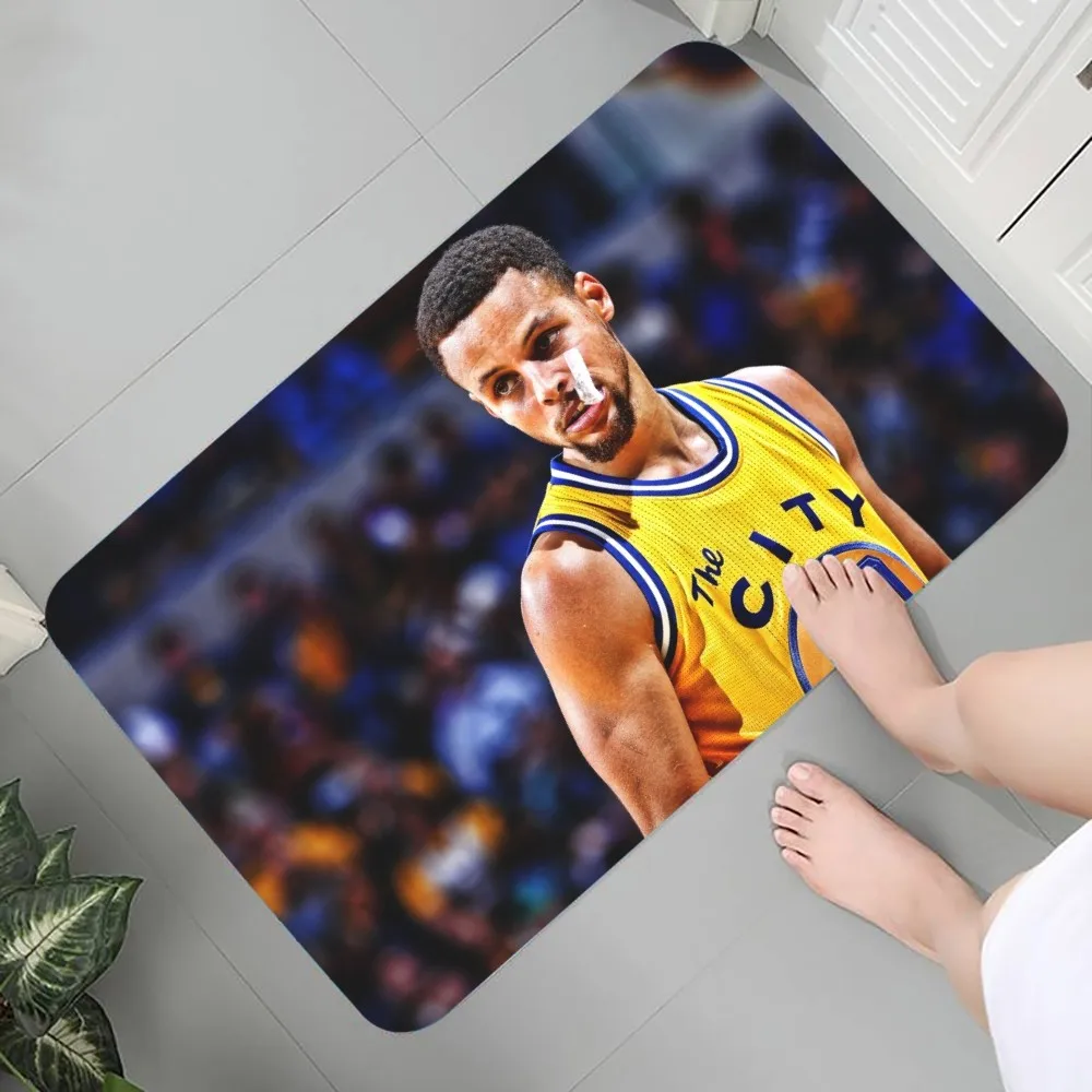 Stephen Curry mata podłogowa grafika drukowana flanelowe wycieraczki do łazienki wejście do kuchni dywan wystrój domu