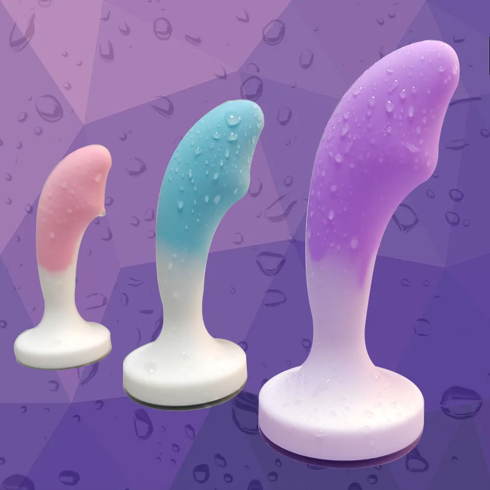 3 Colors Penetration Anal Sex Toys For Women & Men, Anal Stimulator Silicone Butt Plugs Booty Beads,Anal Tube Adult Sex Products