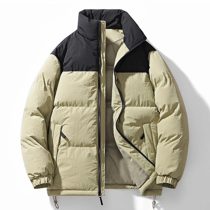 남성용 파카 두꺼운 겨울 재킷 퀼팅 재킷 다운 재킷 캐주얼 솜 패딩 푸퍼 코트 가을 겨울 유니섹스 아우터웨어