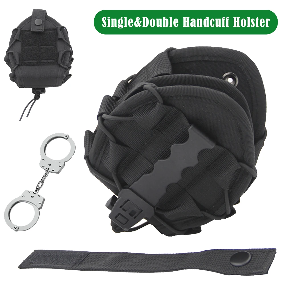 Funda para esposas MOLLE con soporte y extracción rápida estándar - imagen 3