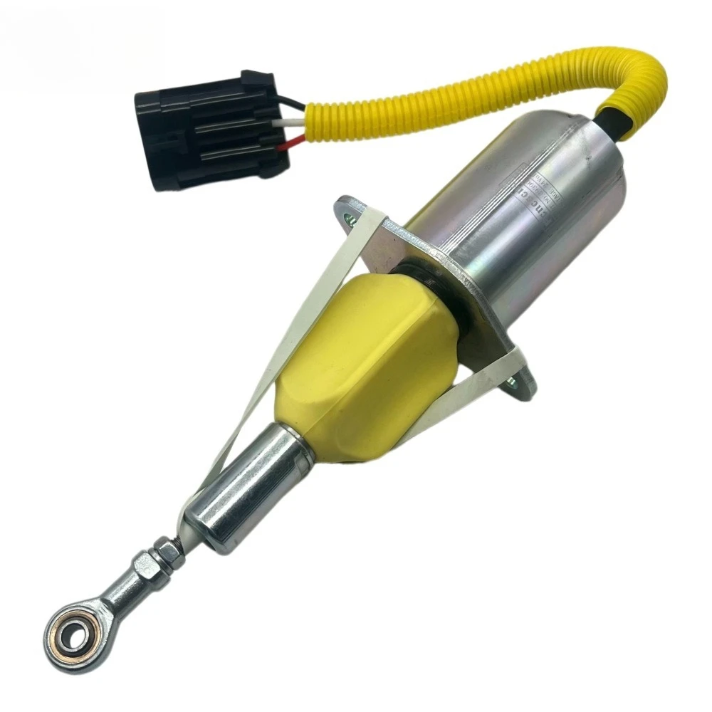 

Engine Fuel Pump Solenoid Valve 3939019 Cut-off Valve Excavator Parts 24V Flameout Switch