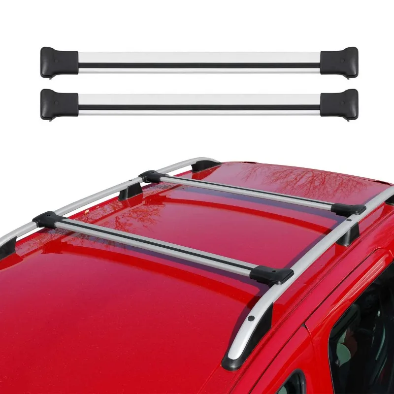 Roof Rack Cross Bars for VW Touareg 2011-2018 Gray 2Pcs Luggage Carrier