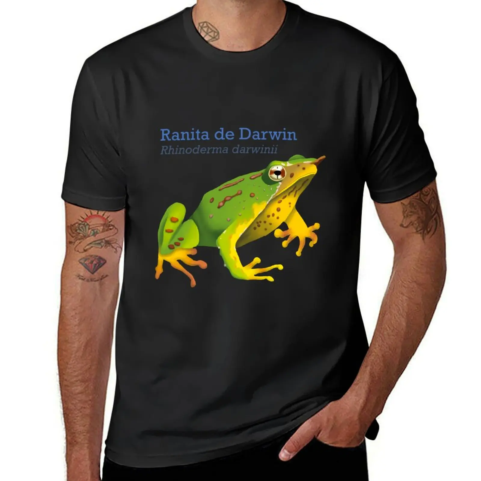 Darwin Frog (Ranita de Darwin) T-Shirt boys whites sweat Short sleeve tee mens t shirts casual stylish