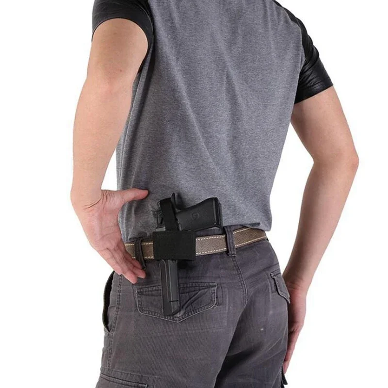 Tactical Universale Fondina Patch Modulare Pistol Holster Combattimento Semplice Hook & Loop Fondina Pistola Forniture