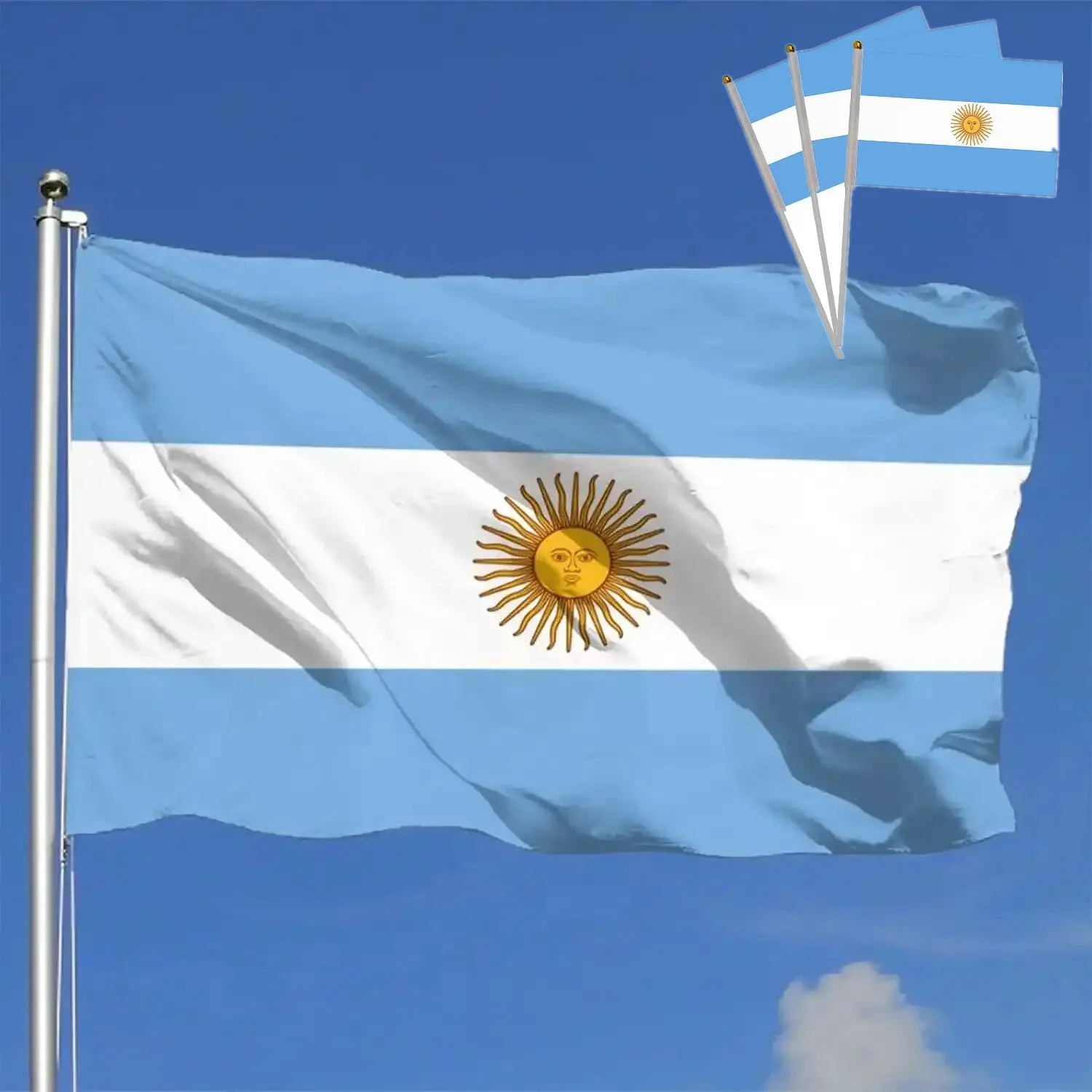 Argentina national flag for festivals and celebrations, home decoration banner