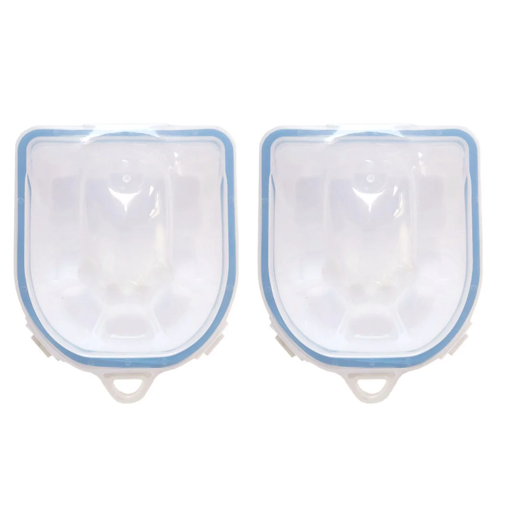 Bols de trempage pour manucure, 2 pièces, bols durables pour Nail Art, bol pour enlever le vernis à ongles, soins des mains, outil de Spa professionnel à usage domestique