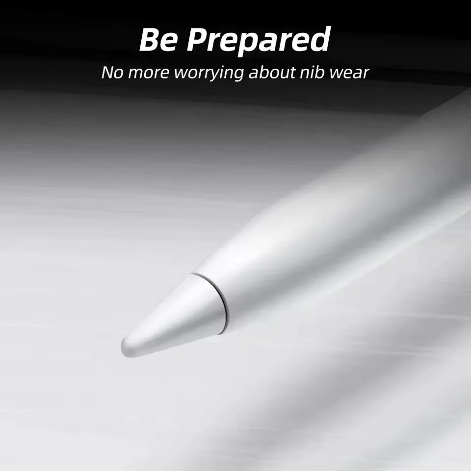 Replacement Pencil Tips for Apple Pencil 1st 2nd Generation iPencil Smooth Spare Nibs for iPad Pro Pencil 1/2 Stylus Fine Nib view 3