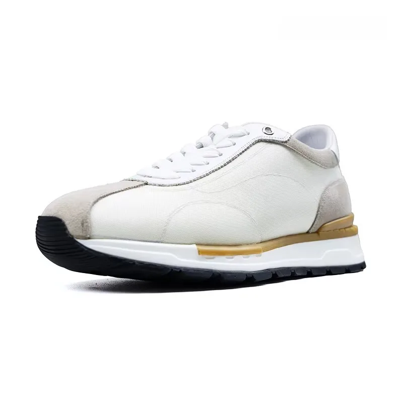 

Дизайнерские роскошные уличные спортивные модные кроссовки на толстой подошве для мужчин, оксфорды, замшевые повседневные туфли из коровьей кожи