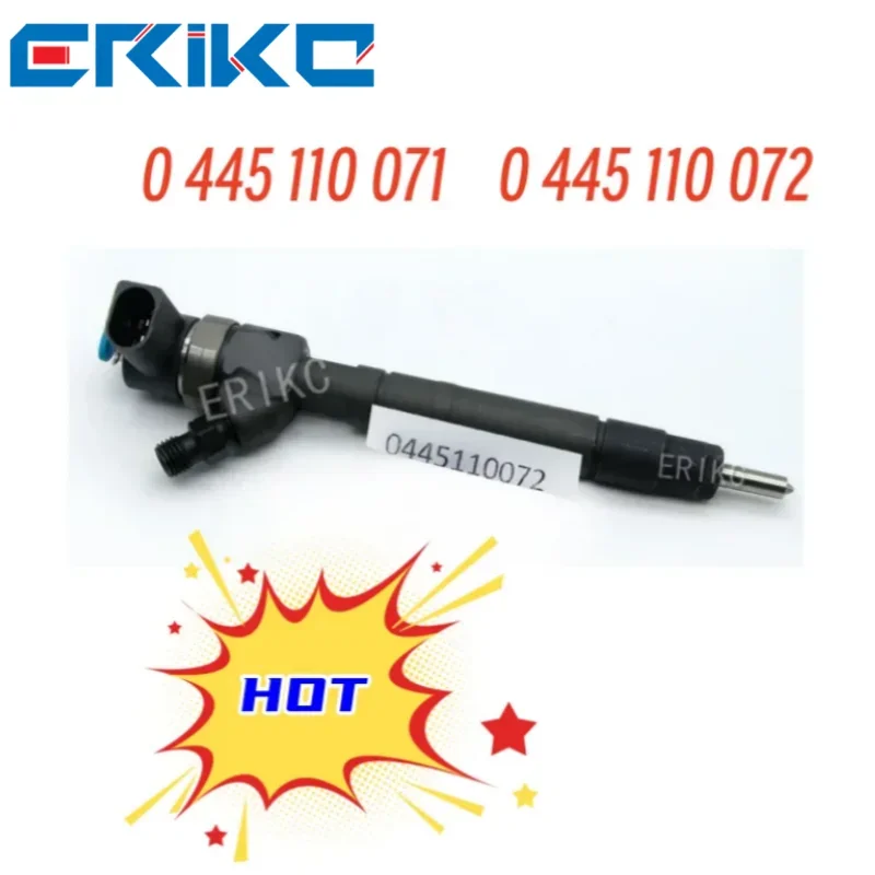 

ERIKC 0 445 110 072 0 445 110 071 CR Injector 0445 110 072 Diesel Fuel Common Rail Injector 0445110071 0445110072