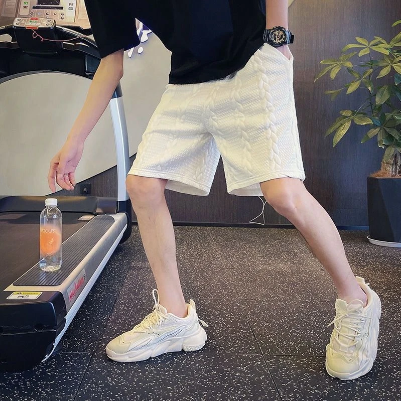 

Men's Mid-Length Summer Shorts Trendy Loose Fit Quick-Dry for Beach and Outdoor Casual Wear Instagram Hot