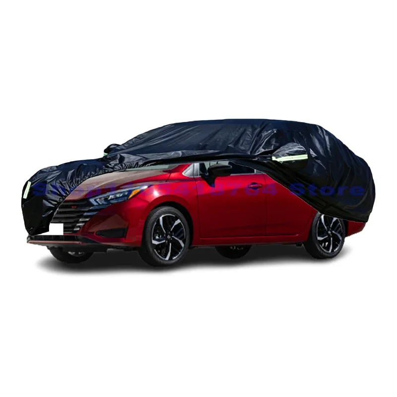 Car Cover Outdoor Protection Full Exterior Snow Cover Sunshade Dustproof Protection Cover For Nissan Versa
