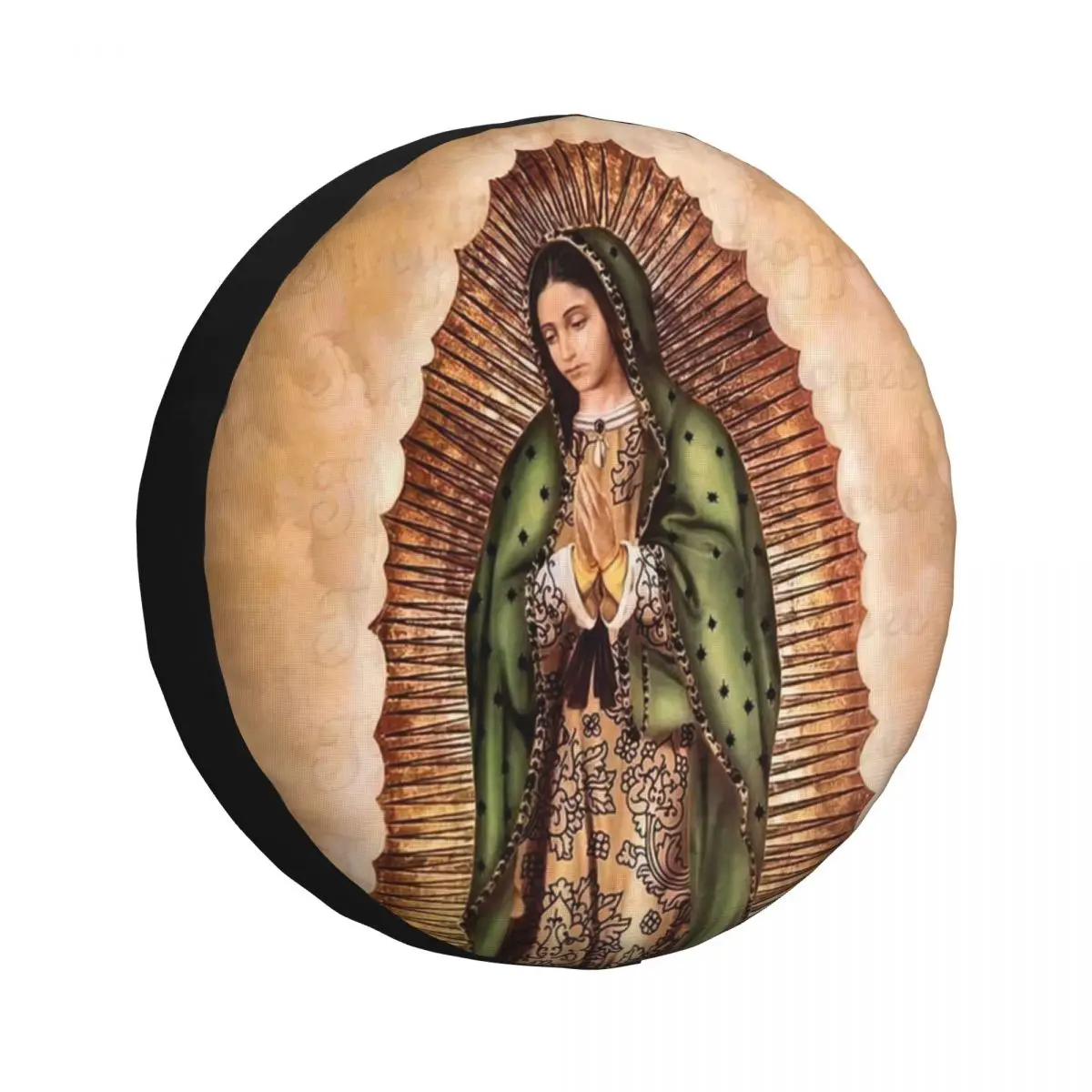 Blessed Mother Mary Tire Cover Wheel Protectors Weatherproof Universal for Jeep Trailer RV SUV Truck Camper Travel Trailer