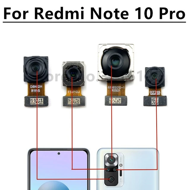 Original Rear Front Camera For Xiaomi Redmi Note 10 Pro 10s S Back Selfie  Frontal Backside Camera Module Flex Repair Spare Parts - Mobile Phone Flex  Cables - AliExpress