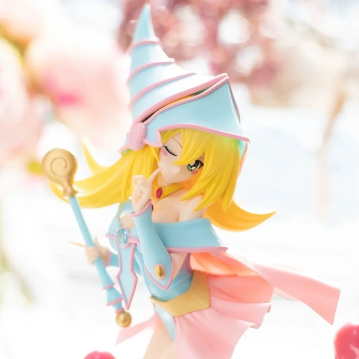 Genuine SK Japan Yu-Gi-Oh! Black Magician Girl Anime Figures Model Toys Collect Ornaments Pvc Doll Boys Gift - view 3
