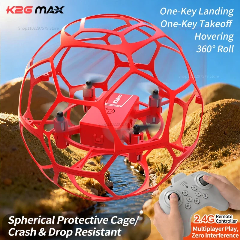 

Hot Toy Football Shape Drone Motor Basketball Shape RC Drone Children's Toys Remote Control Quadcopter Drone For Beginners Kids