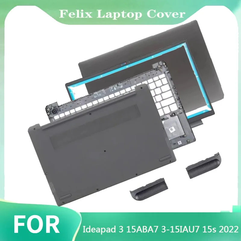 

For Ideapad 3 15ABA7 3-15IAU7 15s 2022 Laptop LCD Back Top Cover Front Bezel Hingecover Palmrest Lower Bottom Case