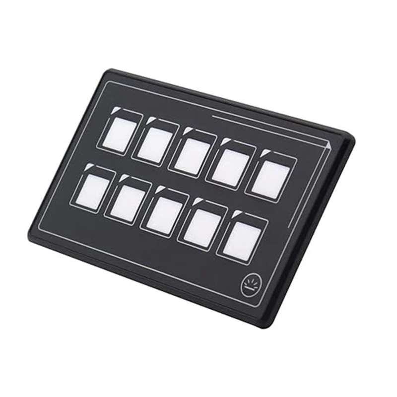 

Bluetooth Switch Panel, Push Button Switch Auxiliary Panel, Touch Type Backlit Membrane Control Switch Box