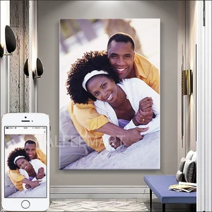 Personalisierte Fotodekoration für Heimdruck Ihre Fotos auf dem Canvas Custom Poster plus Rahmenfotos der Hochzeitskunst Haustiere Leinwand Malerei 10 Hauptverkaufstische mit Tieren - №9