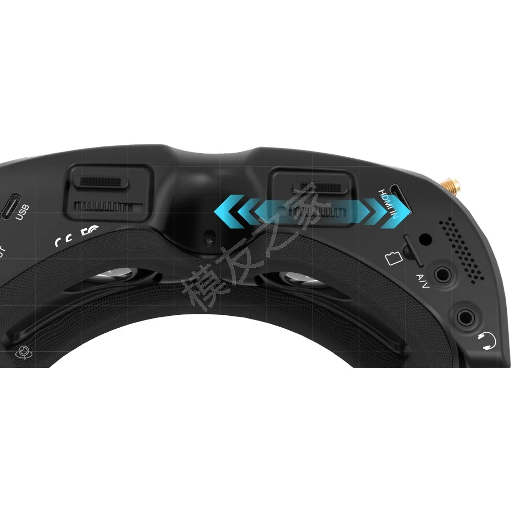 نظارات فيديو SKYZONE 04O PRO، نسخة مطورة من الموديل، جهاز استقبال مزدوج، نقل الصور التناظرية