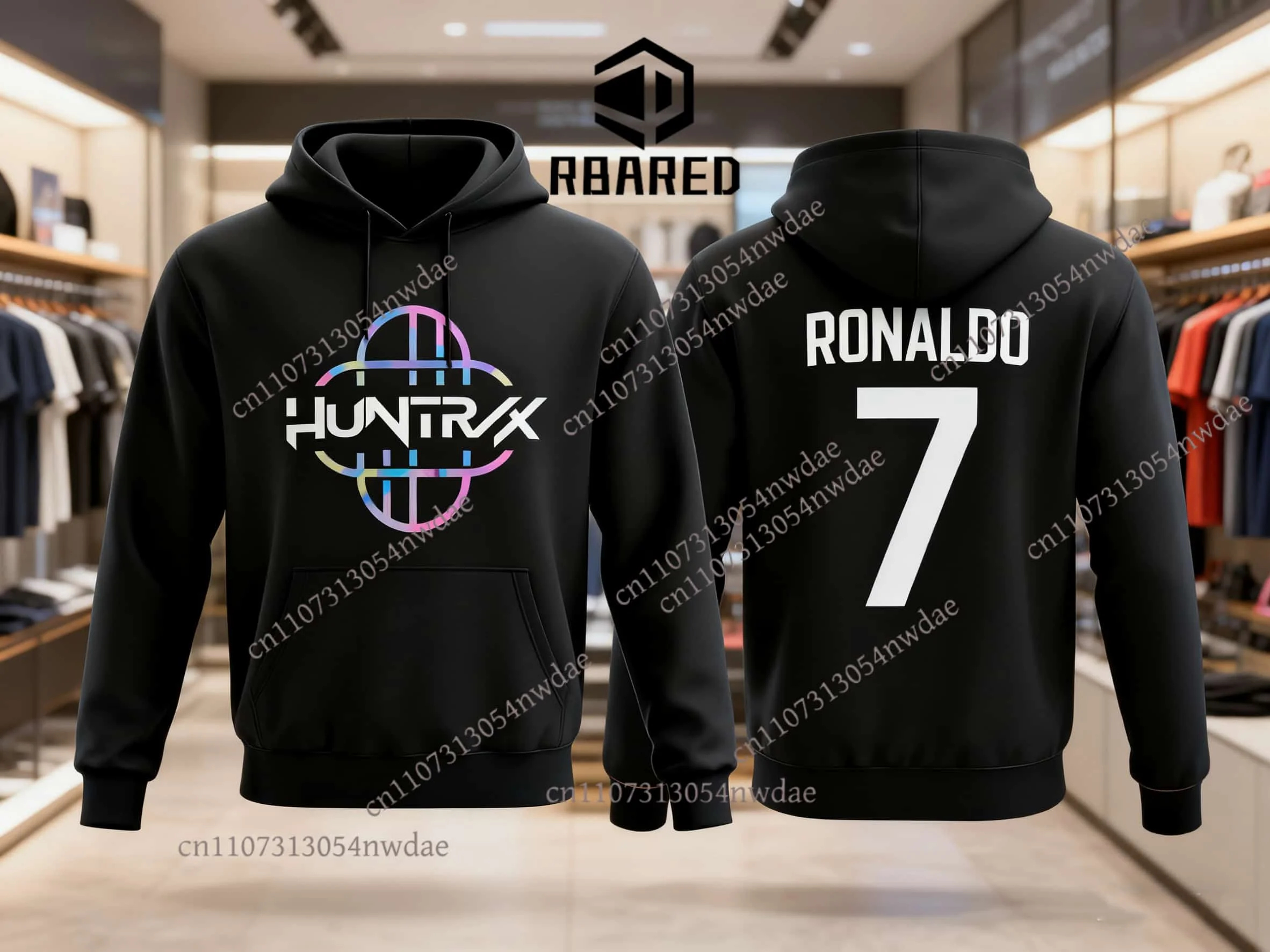 

KPop Demon Hunters RONALDO No.7 Fan Commemoration 3D Printed Long Sleeve Hoodie - For All Ages, Warm Cozy, Casual & Sports Wear
