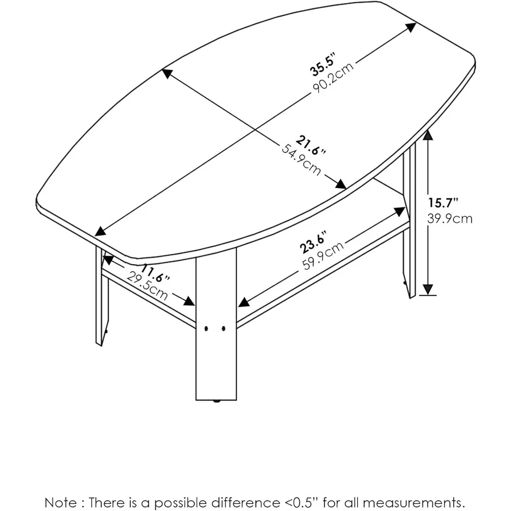 Tavolino dal design semplice, Espresso